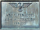 WPA plaque